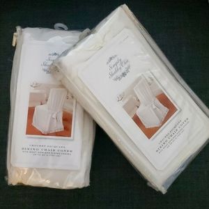 ***HOLD****Shabby chic chair cover 2pc